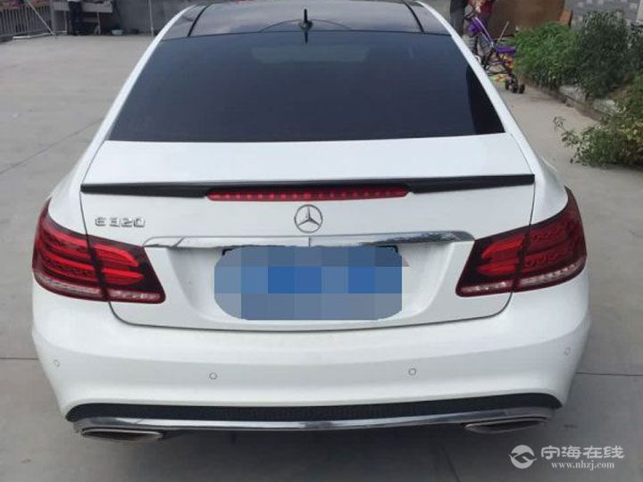 奔驰e320coupe双门轿跑白色