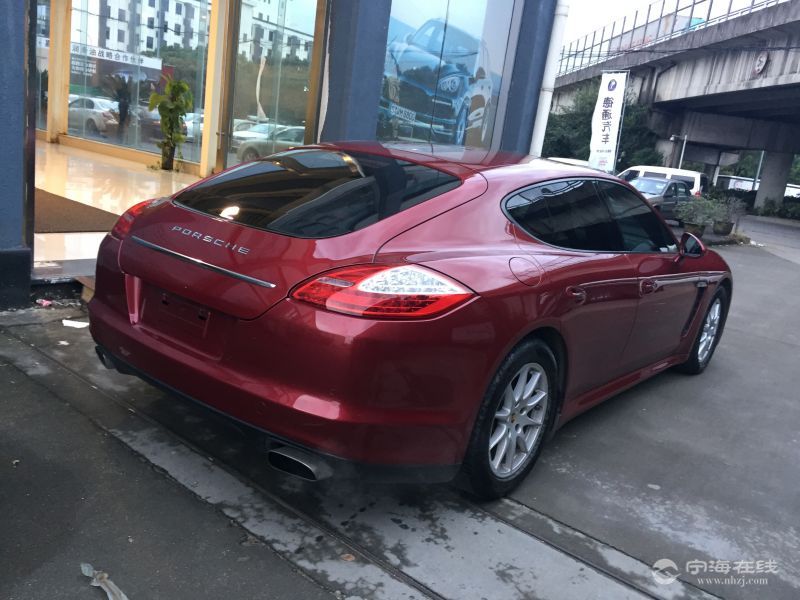 保时捷panamera3.6 红 店里实车,可带锤看车