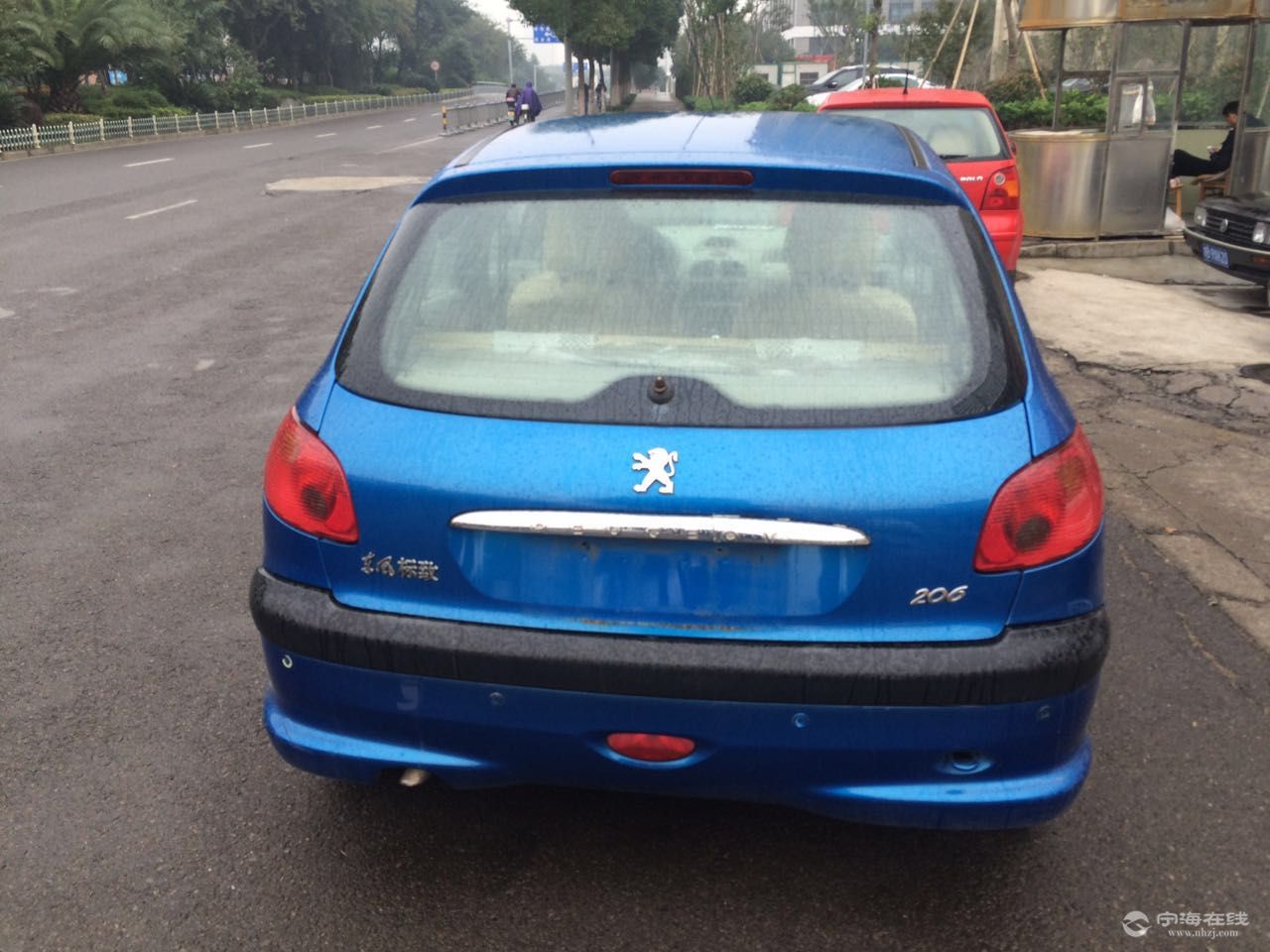 标致206蓝色
