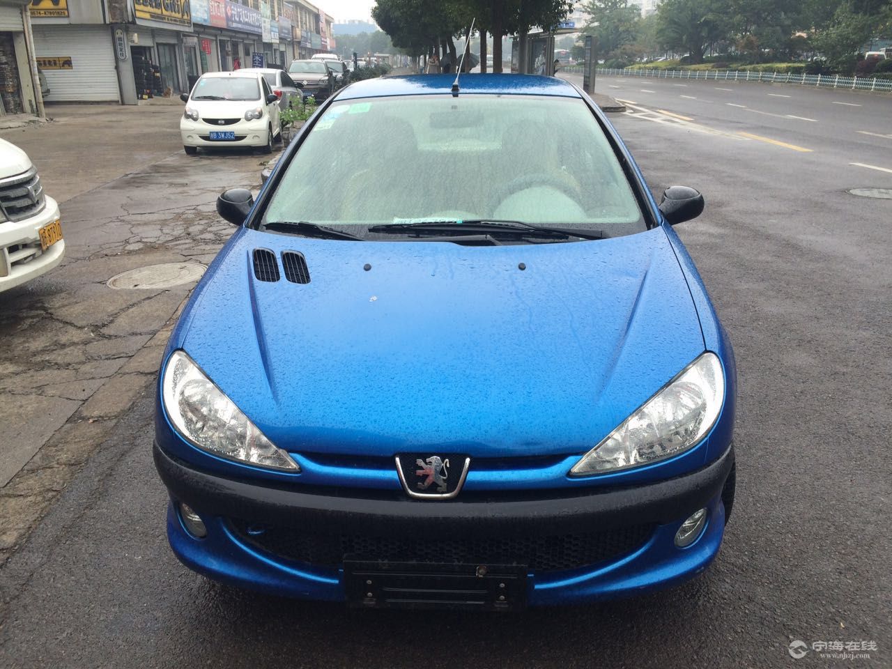 标致206 蓝色