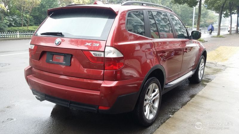宝马x3 2.5 枣红色 精品车 车况可以带锤子看车 22万看车谈价格!