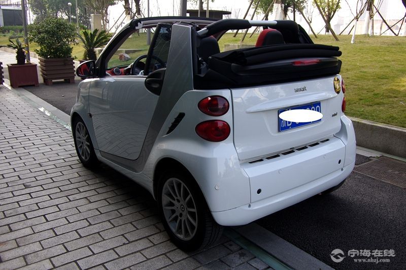 出售再来一台兄弟奔驰精灵smart敞篷 白色 - 二手车交易 - 宁海在线