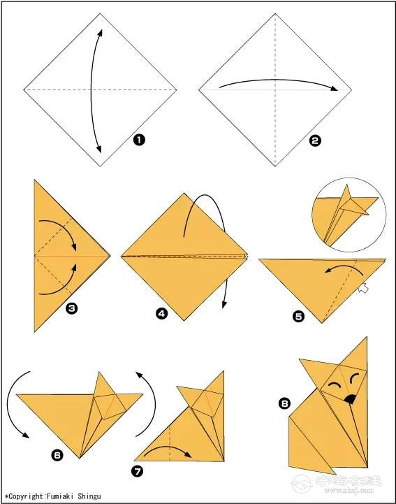 手工折纸简单有趣图片