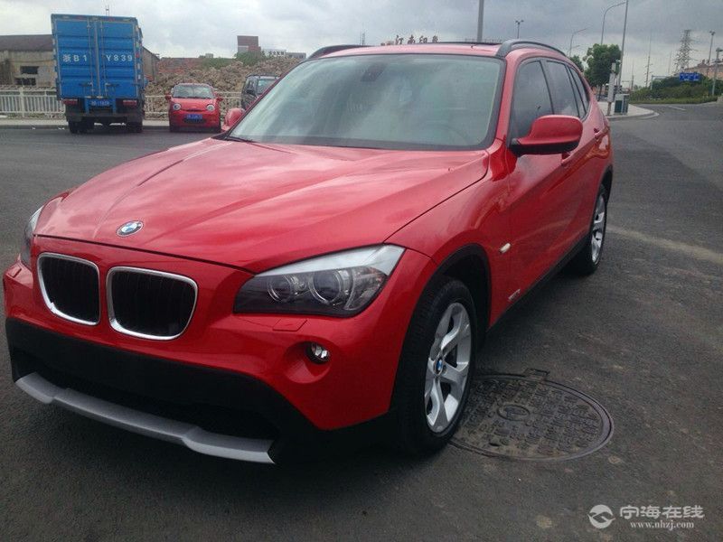 宝马x1 红色 15 万 精品车况 好车不等人 支持按揭