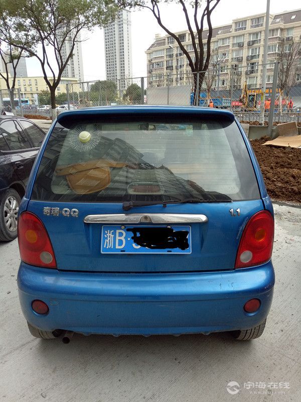 奇瑞qq 蓝色 支持零首付当天可提车 全国提档