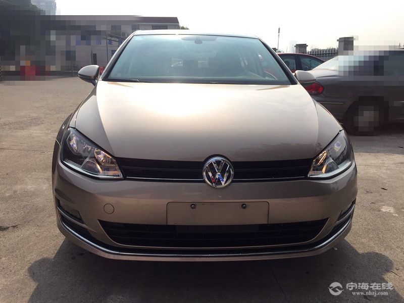 大众高尔夫714t豪华版香槟金可零首付真实信息拒绝低价欺骗