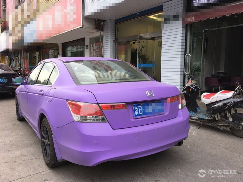 本田雅阁纯客户寄卖一手车浅紫色七万八千八