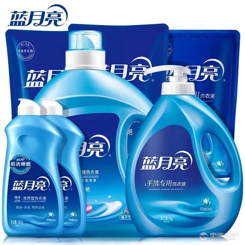 蓝月亮洗衣液 套装 3kg 1kg