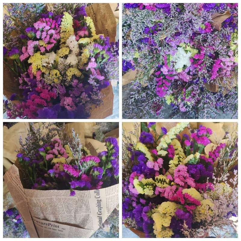 勿忘我情人草半干花束