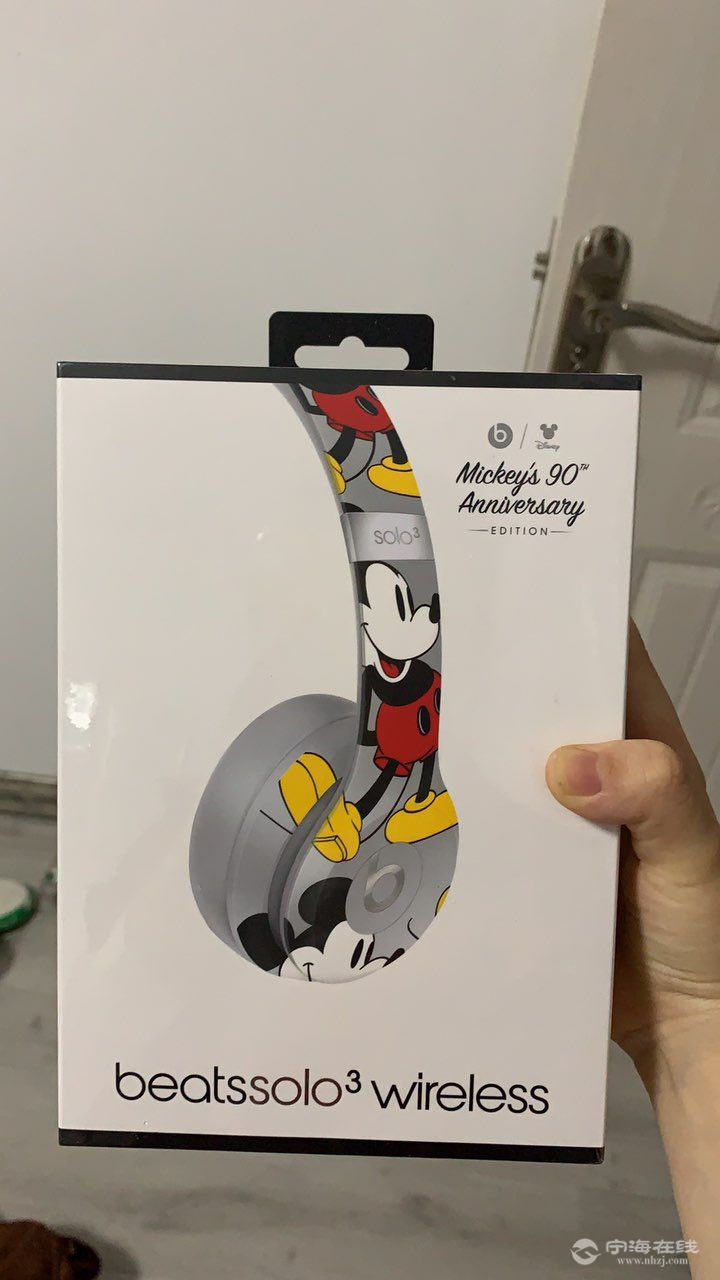beats solo3 wireless 头戴式 蓝牙无线耳机 米奇90周年纪念款