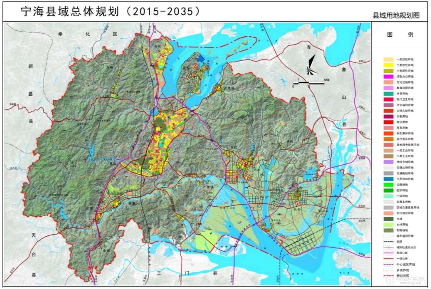 宁海新城规划图图片