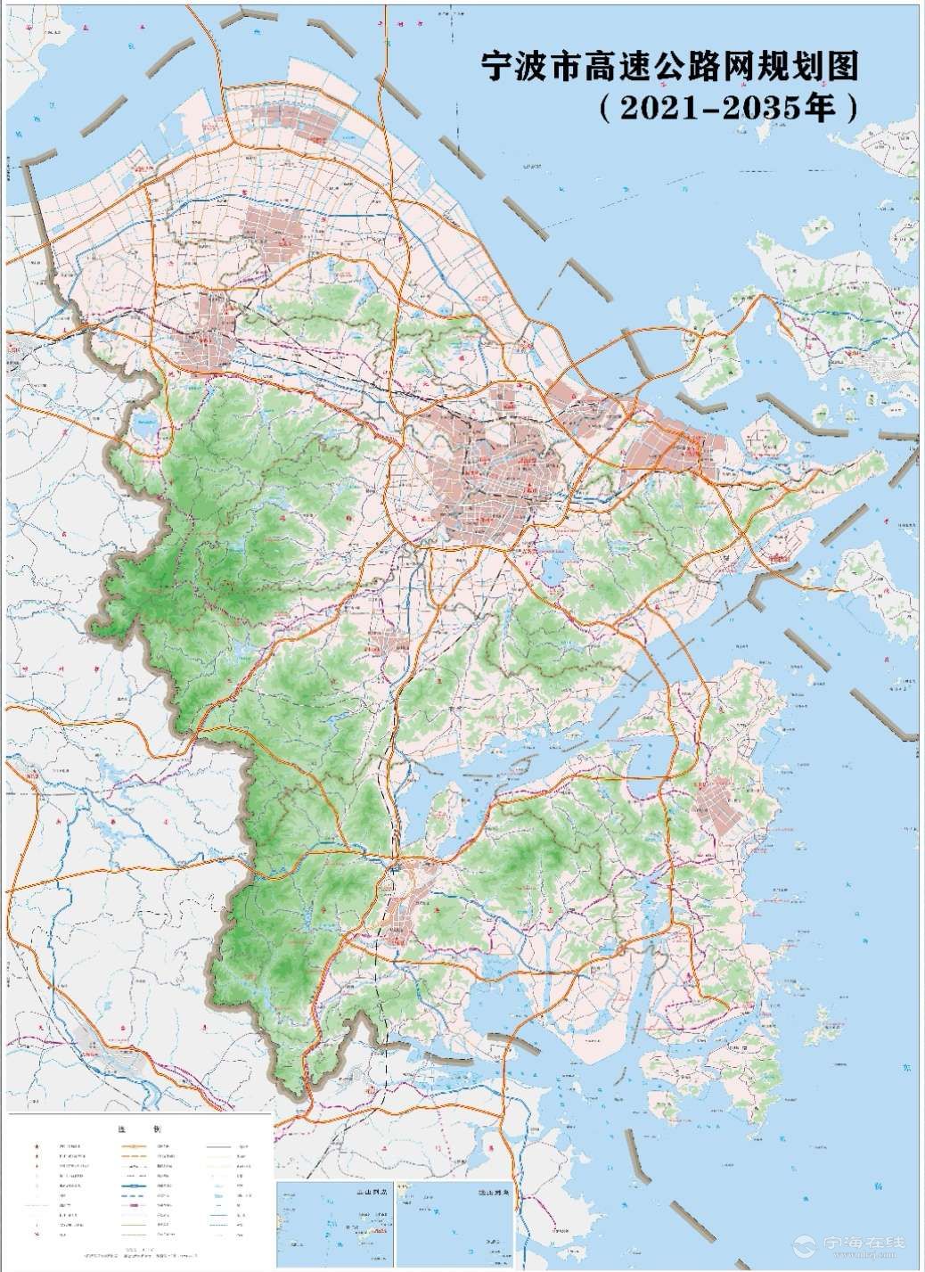 宁波市2035高速规划图